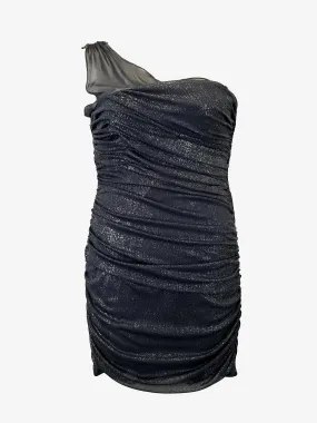 Assorted Brands Vintage Sparkly One Shoulder Dress Size L