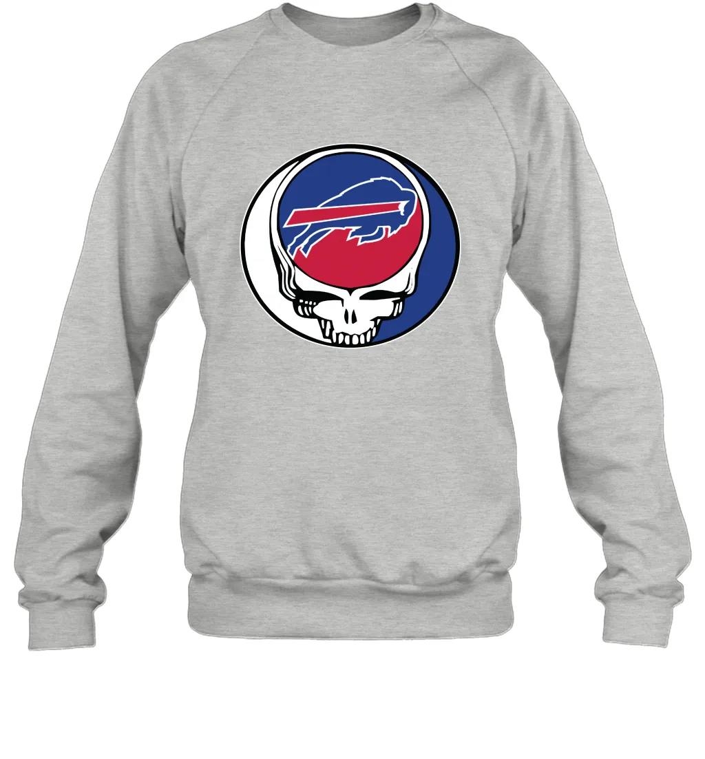Buffalo Bills Grateful Dead Steal Your Face NFL Football Adult Sweatshirt