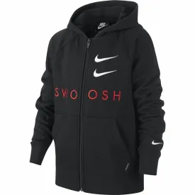 Children'S Sports Jacket Nike Swoosh Black