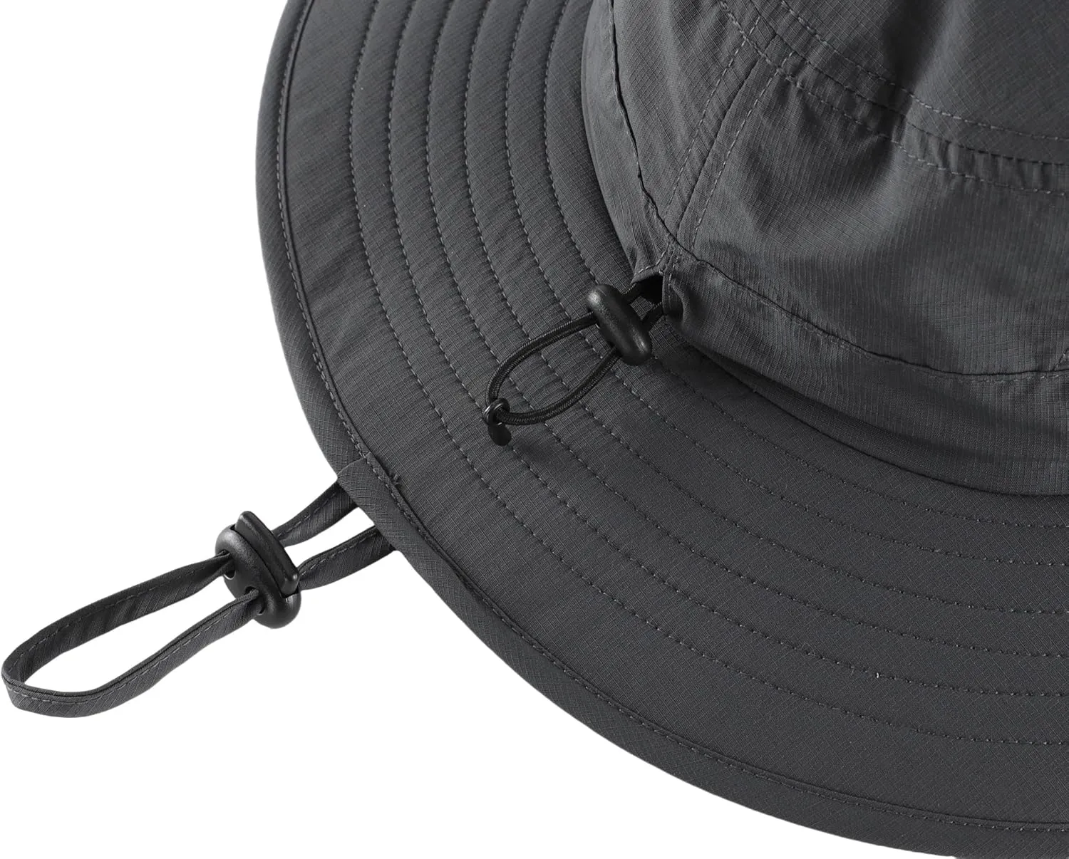 Connectyle Outdoor UPF50  Men's Sun Hat Foldable Wide Brim Bucket Hat for Fishing Hiking Gardening Breathable Safari Hat