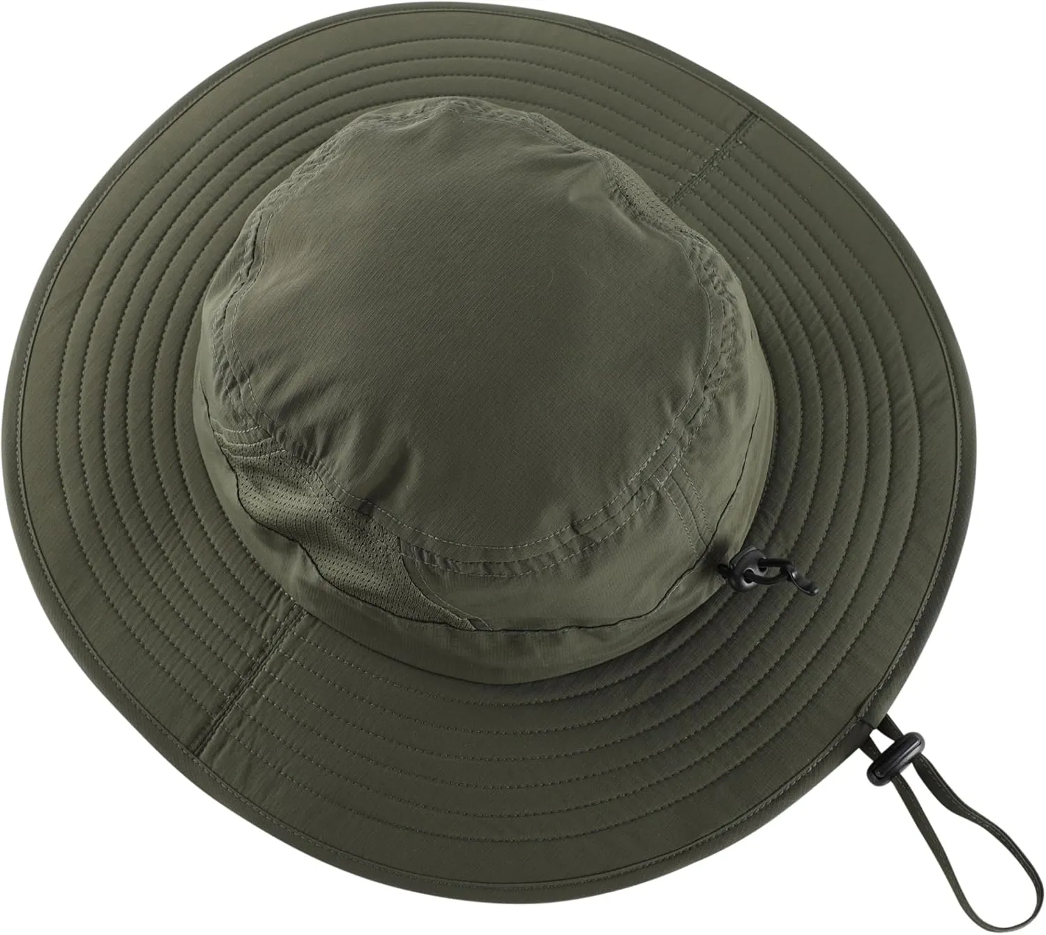 Connectyle Outdoor UPF50  Men's Sun Hat Foldable Wide Brim Bucket Hat for Fishing Hiking Gardening Breathable Safari Hat