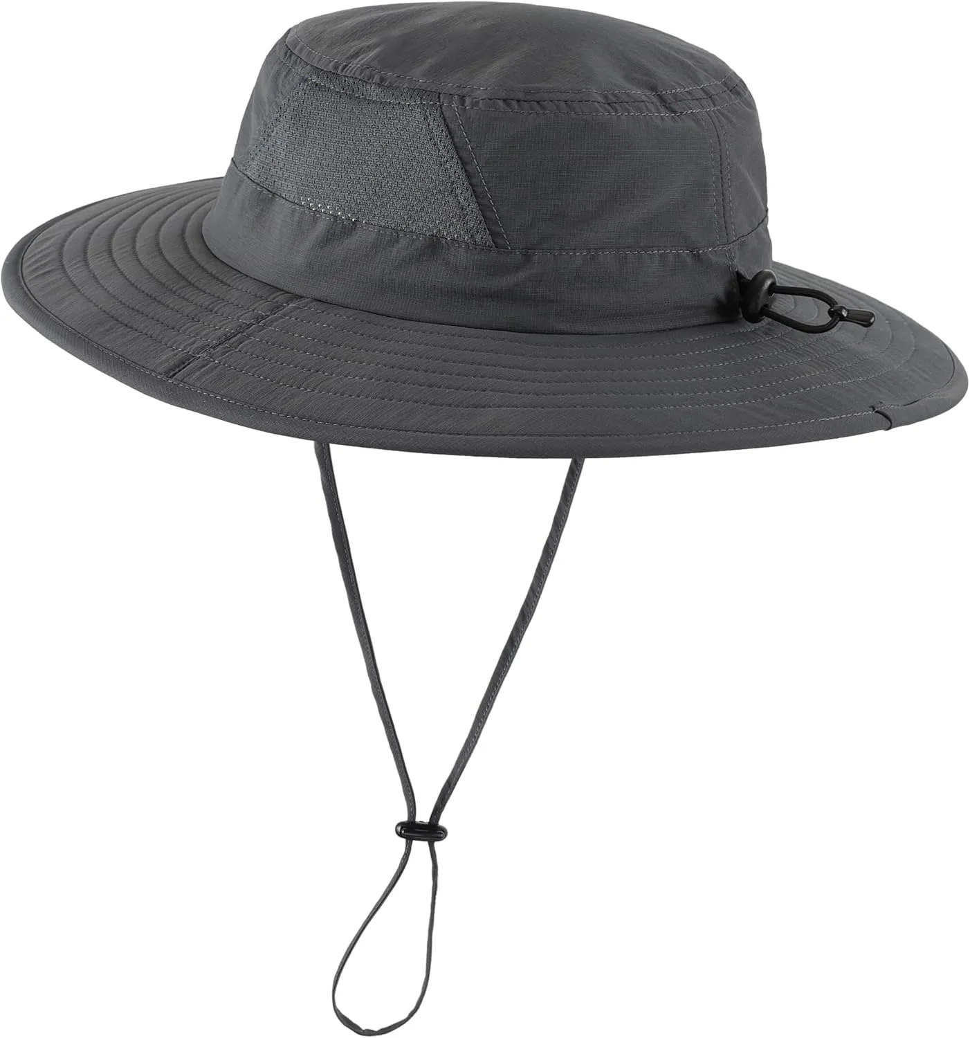 Connectyle Outdoor UPF50  Men's Sun Hat Foldable Wide Brim Bucket Hat for Fishing Hiking Gardening Breathable Safari Hat