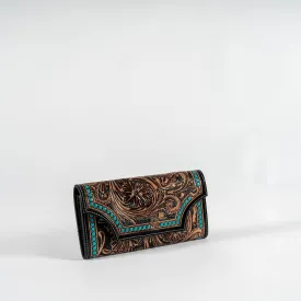 Handcrafted Etched Leather Wallet