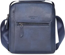 Medium & Small Crossbody bag for men shoulder bag mens purse satchel leather messenger bag gift