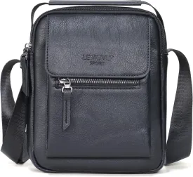 Medium & Small Crossbody bag for men shoulder bag mens purse satchel leather messenger bag gift