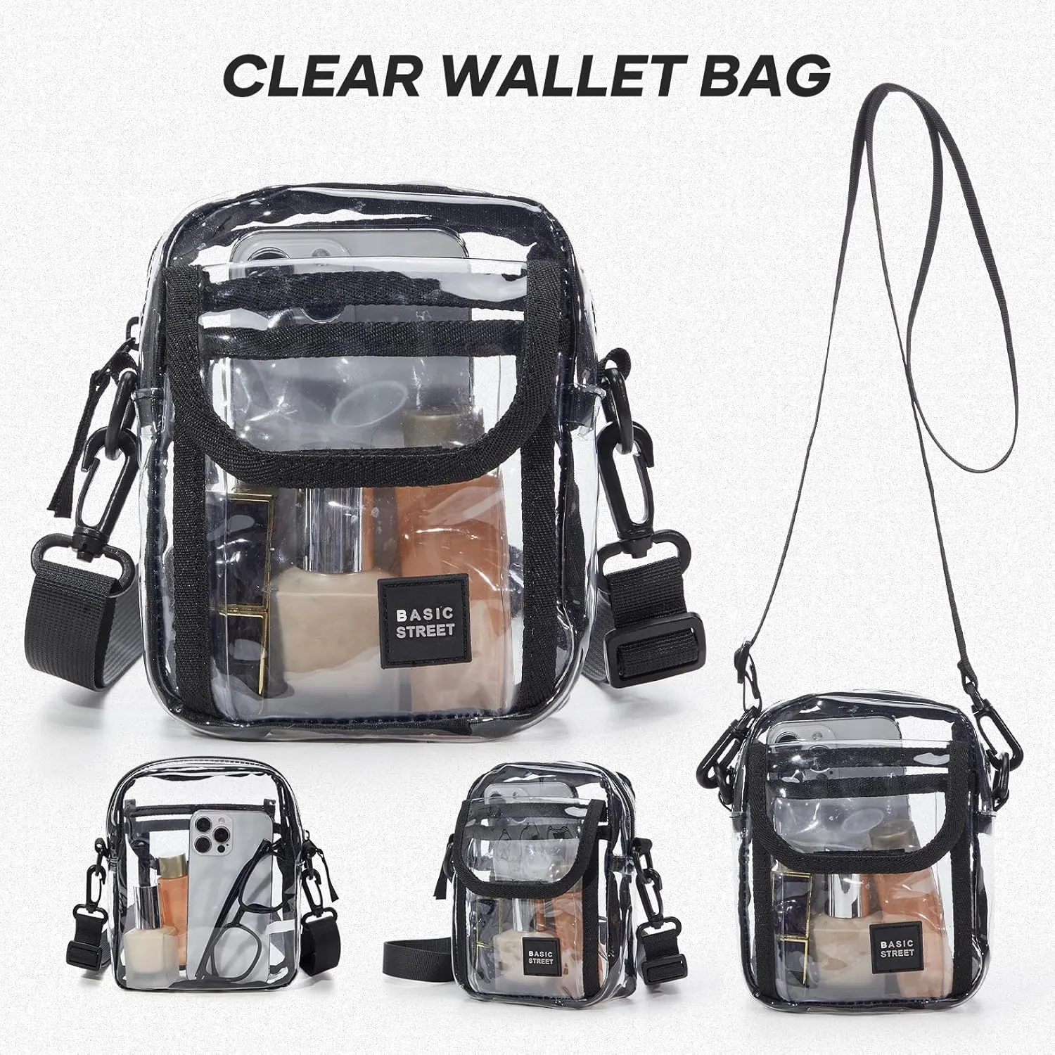 PAUBACK Crossbody Bag for Mens,Travel Passport Wallet Bag for Men for Cell Phone, Small Neck Pouch Side Shoulder Bag for Men