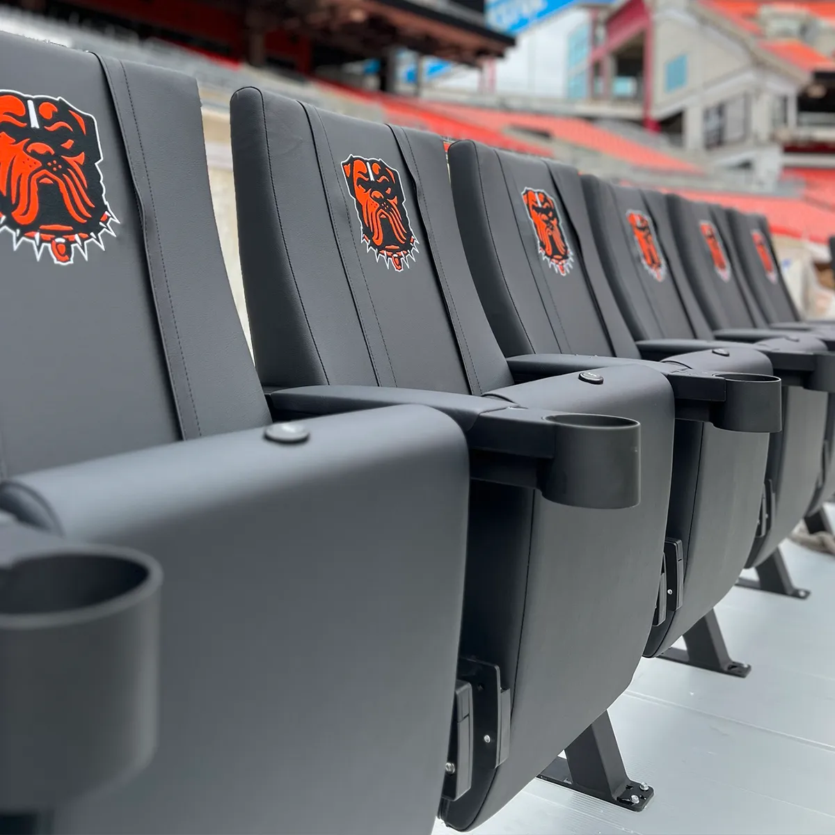 SuiteMax 3.5 VIP Seats with Georgia Tech Yellow Jackets Block GT Logo