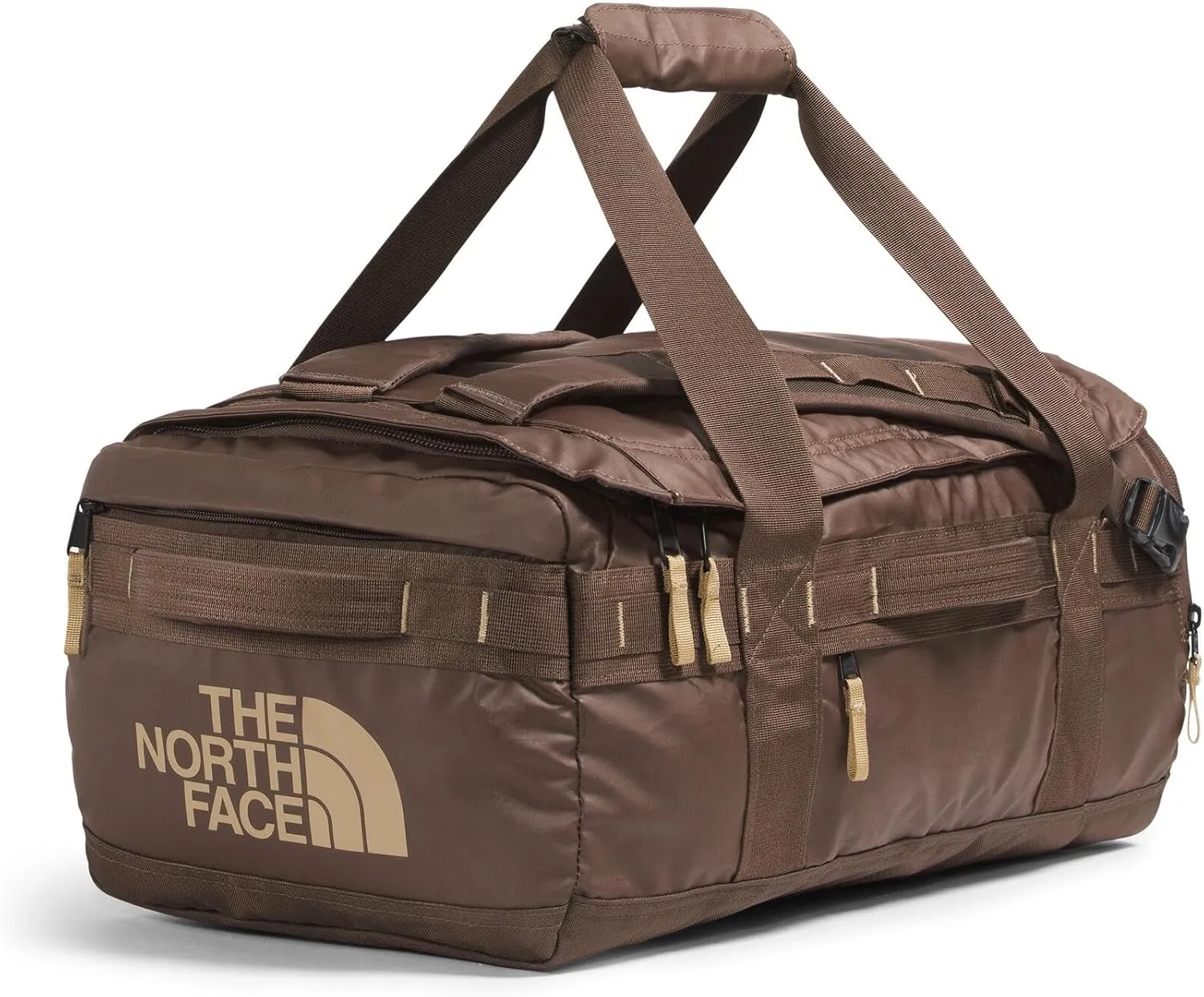 THE NORTH FACE Base Camp Voyager Duffel??42L - PFAS Free, Smokey Brown/Khaki Stone, One Size