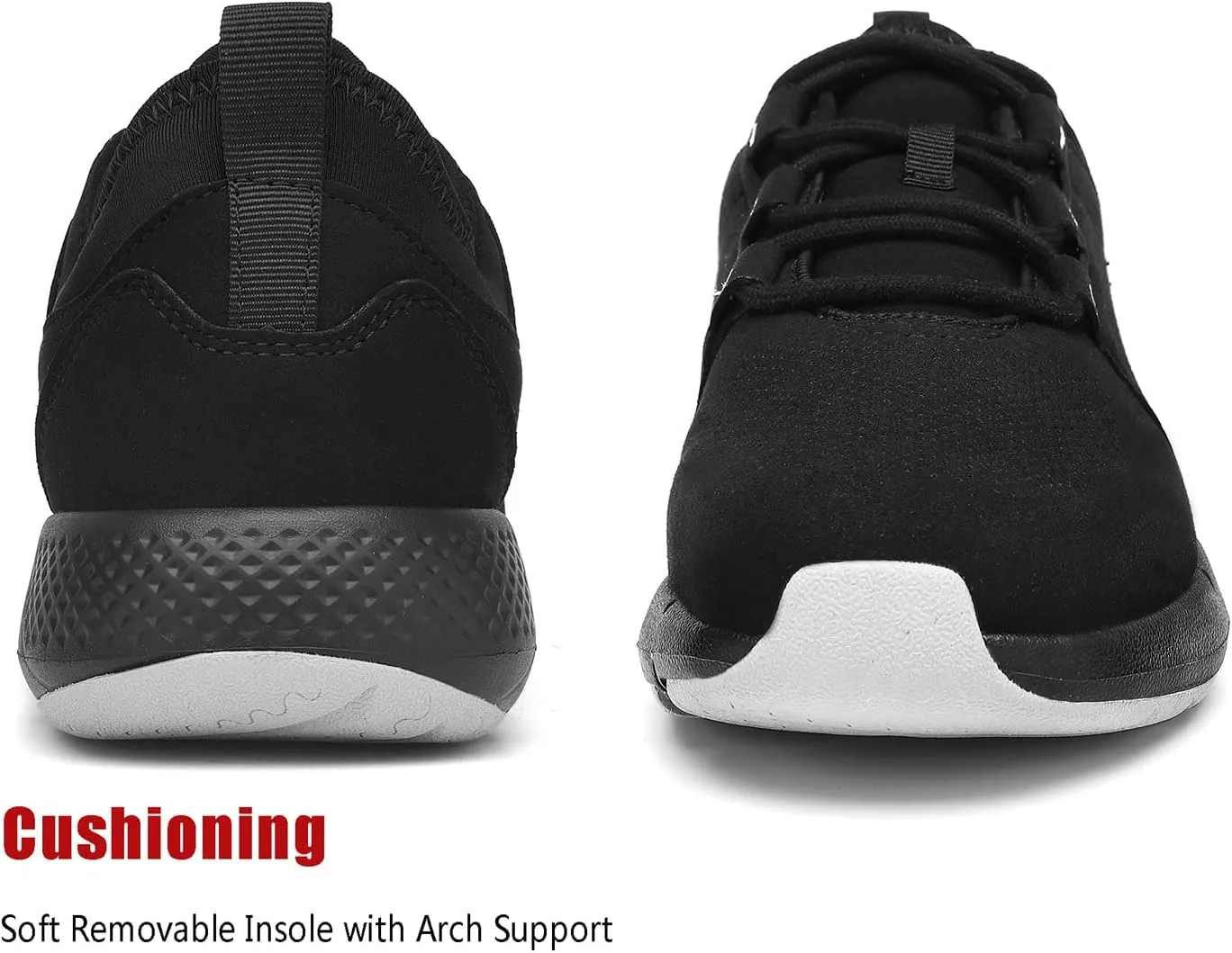 ulogu Waterproof Hiking Shoes for Men Women Comfy Lightweight Non-Slip All Day Walking Work Sneakers 6-Month Warranty